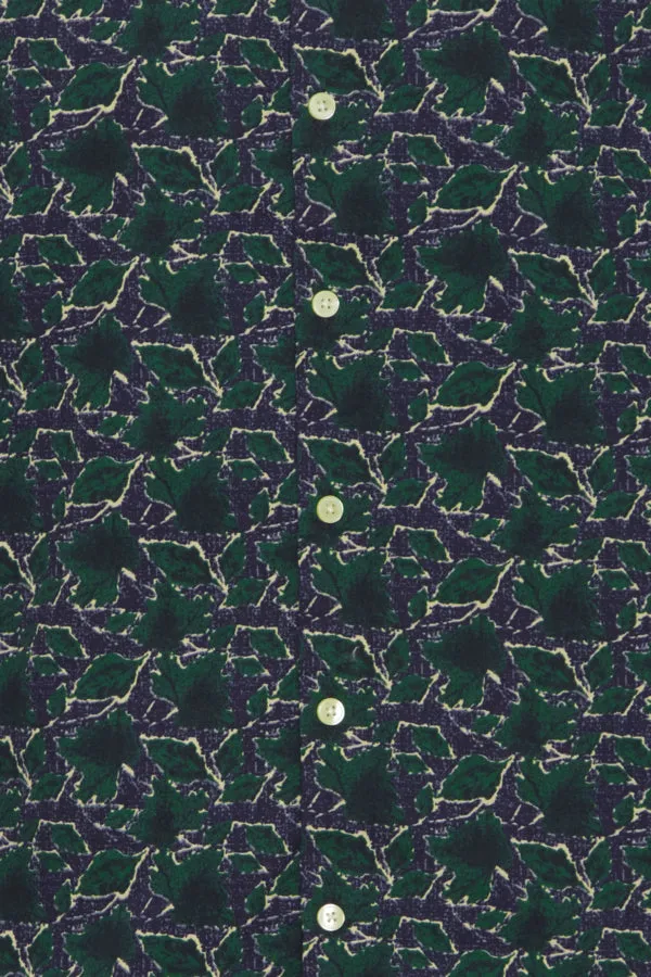 ANTON SHORT SLEEVE AOP LEAF SHIRT