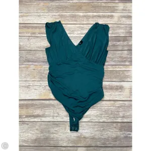 Bodysuit By Express In Green, Size: L