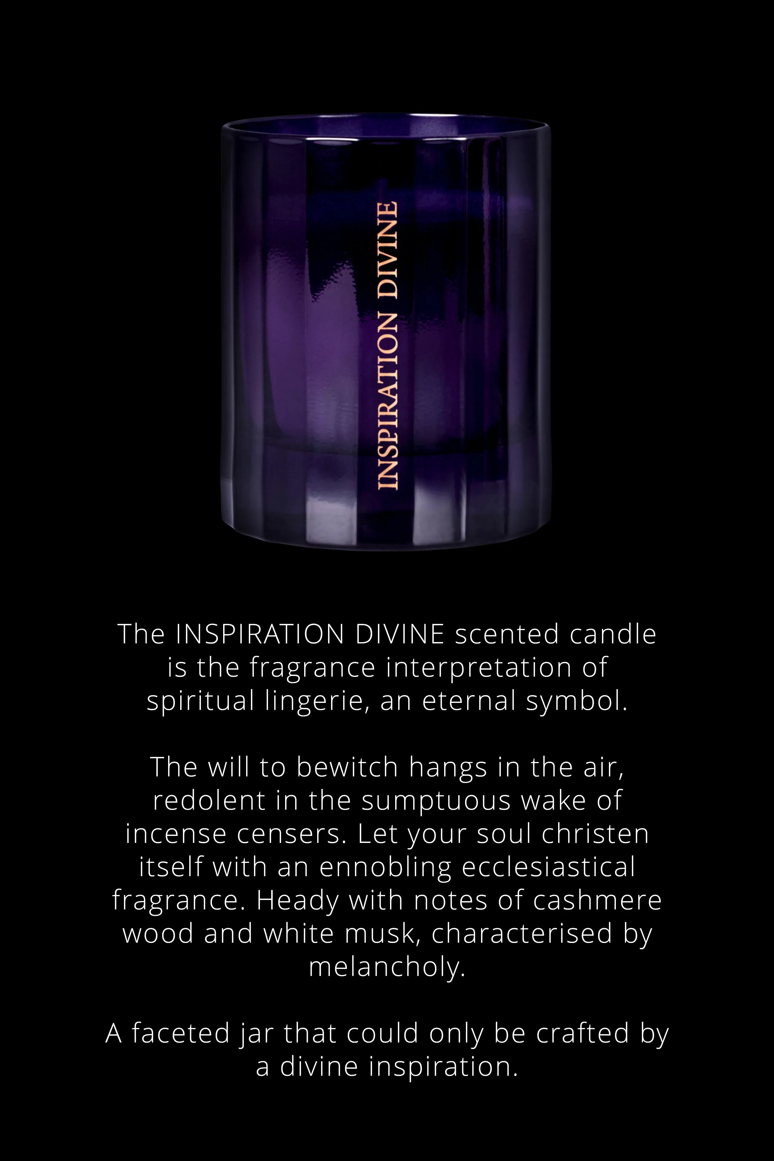 Candle Inspiration Divine - Notes of precious wood Maison Close