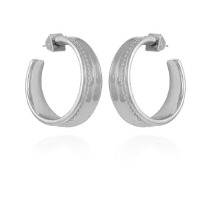 Chunky Open Hoop Earrings