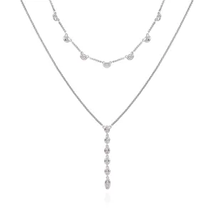 Crystal Layered Necklace