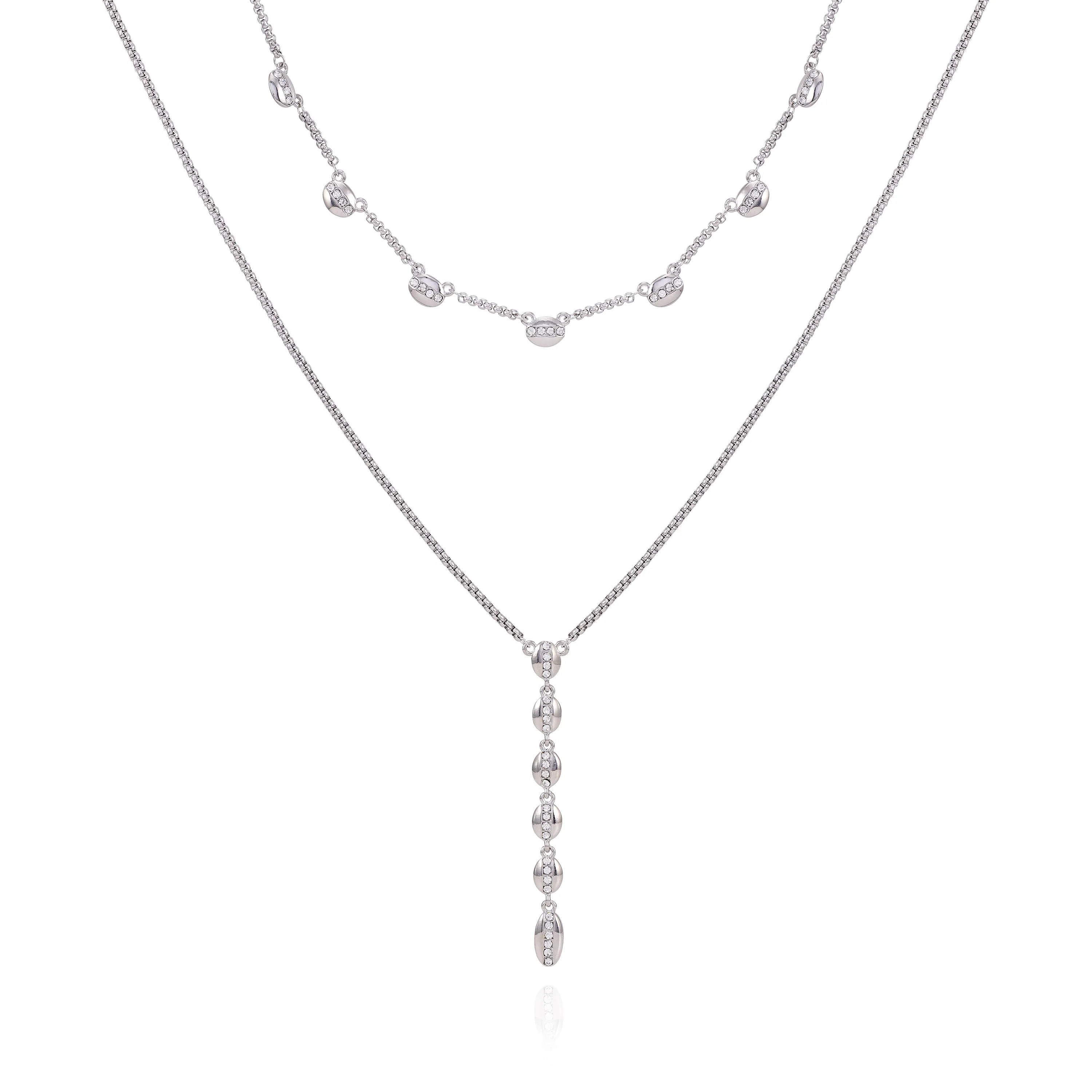 Crystal Layered Necklace