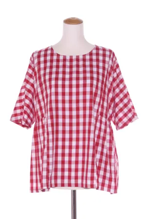 EMERGE - Red gingham cotton top! 20