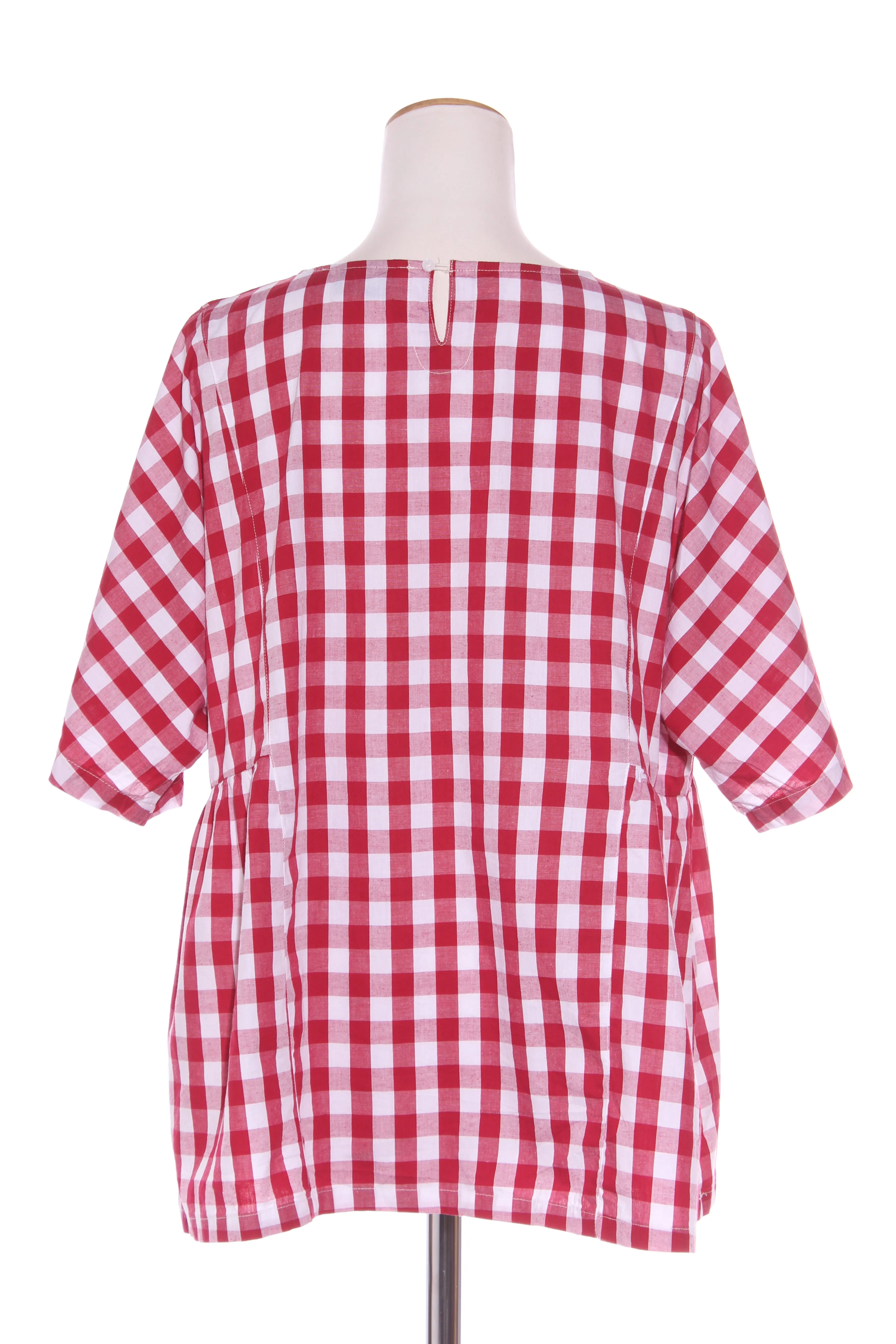 EMERGE - Red gingham cotton top! 20