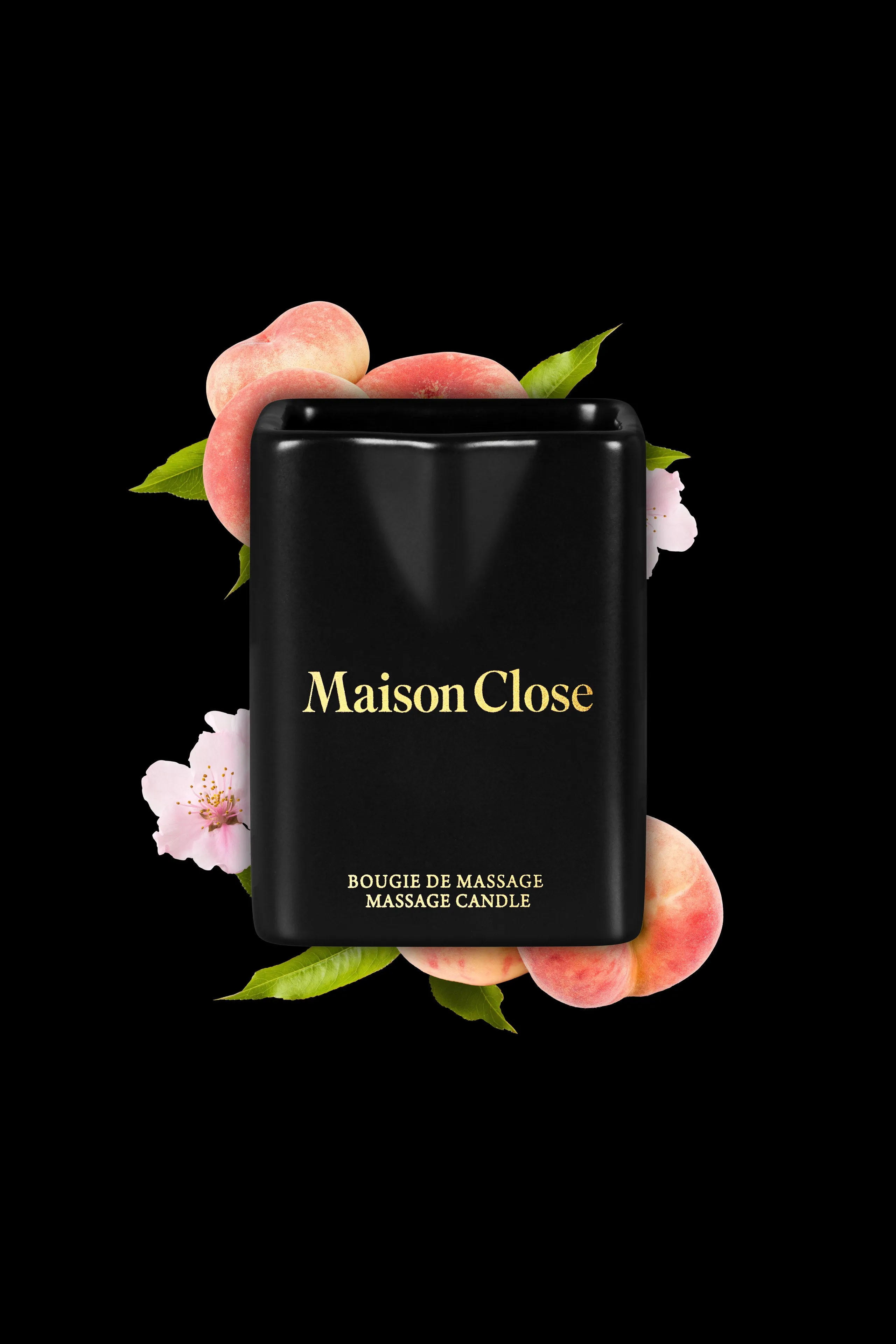 Massage Candle - Vineyard peach - Baiser de Velours Maison Close