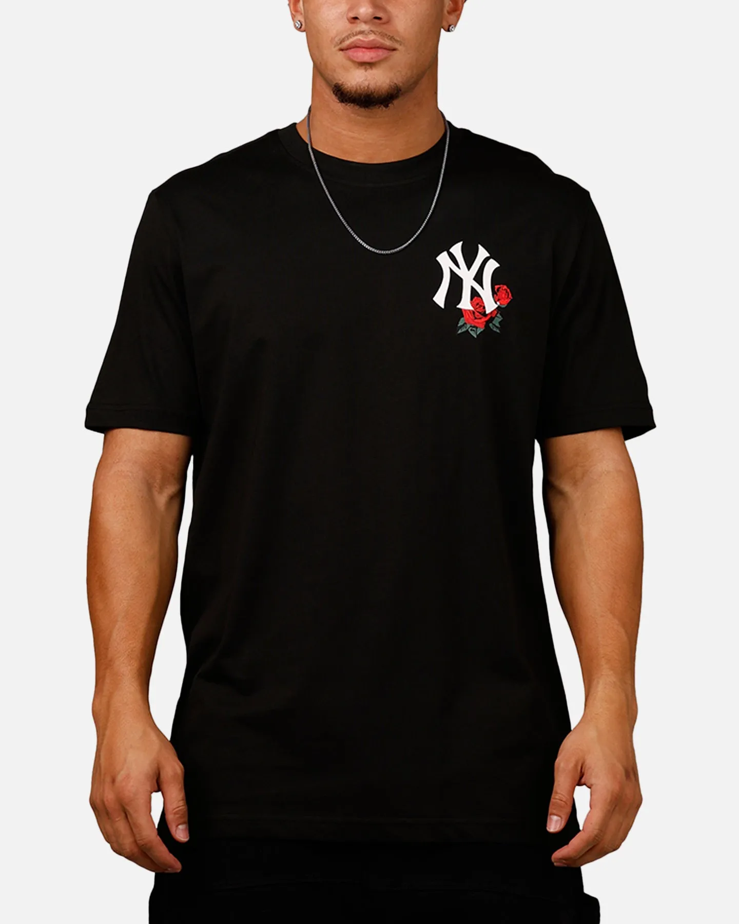 New Era New York Yankees Rose T-Shirt Black/Red