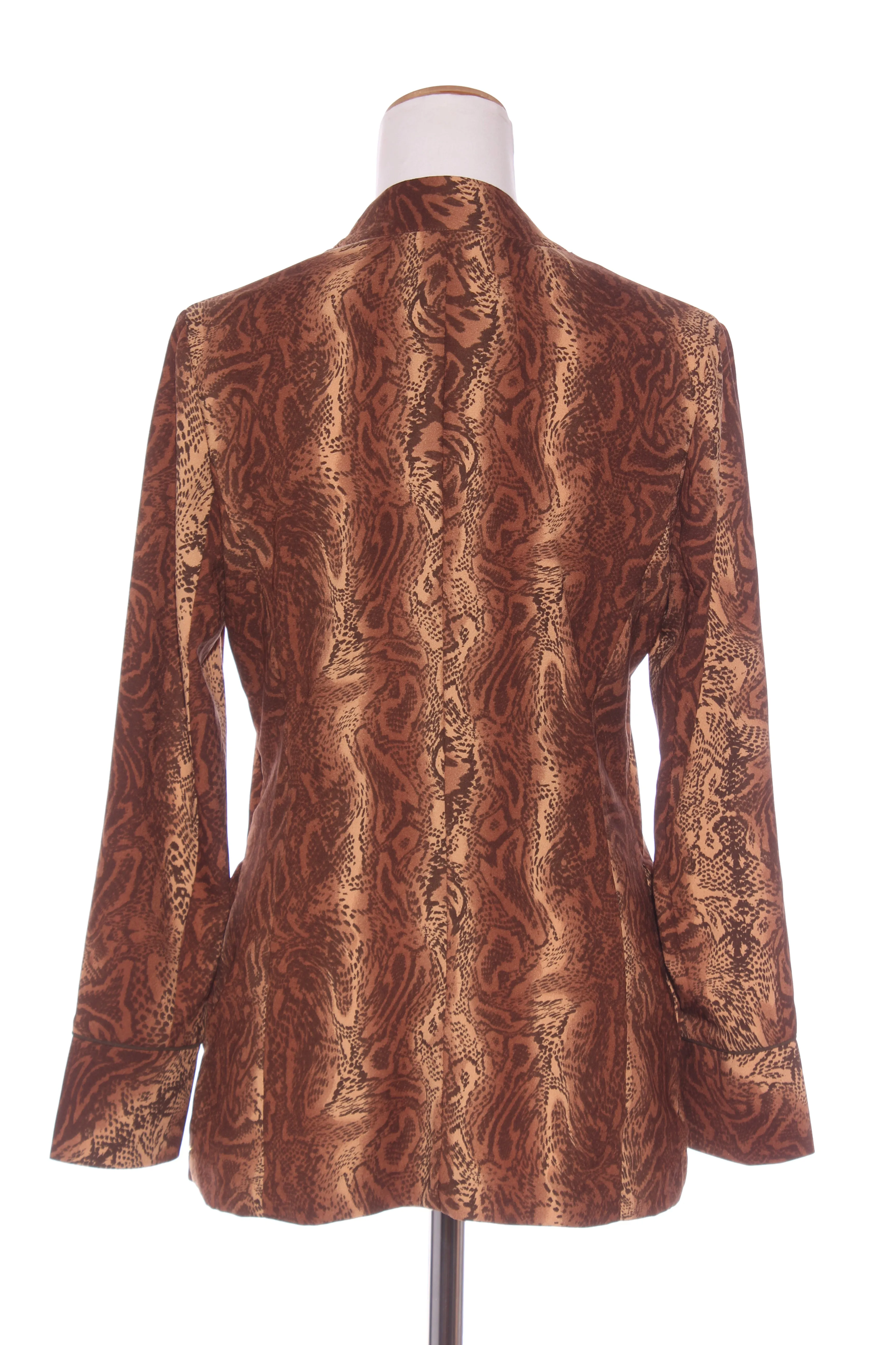 SCOTCH & SODA "Starwatcher" snakeskin print blazer! 10-12