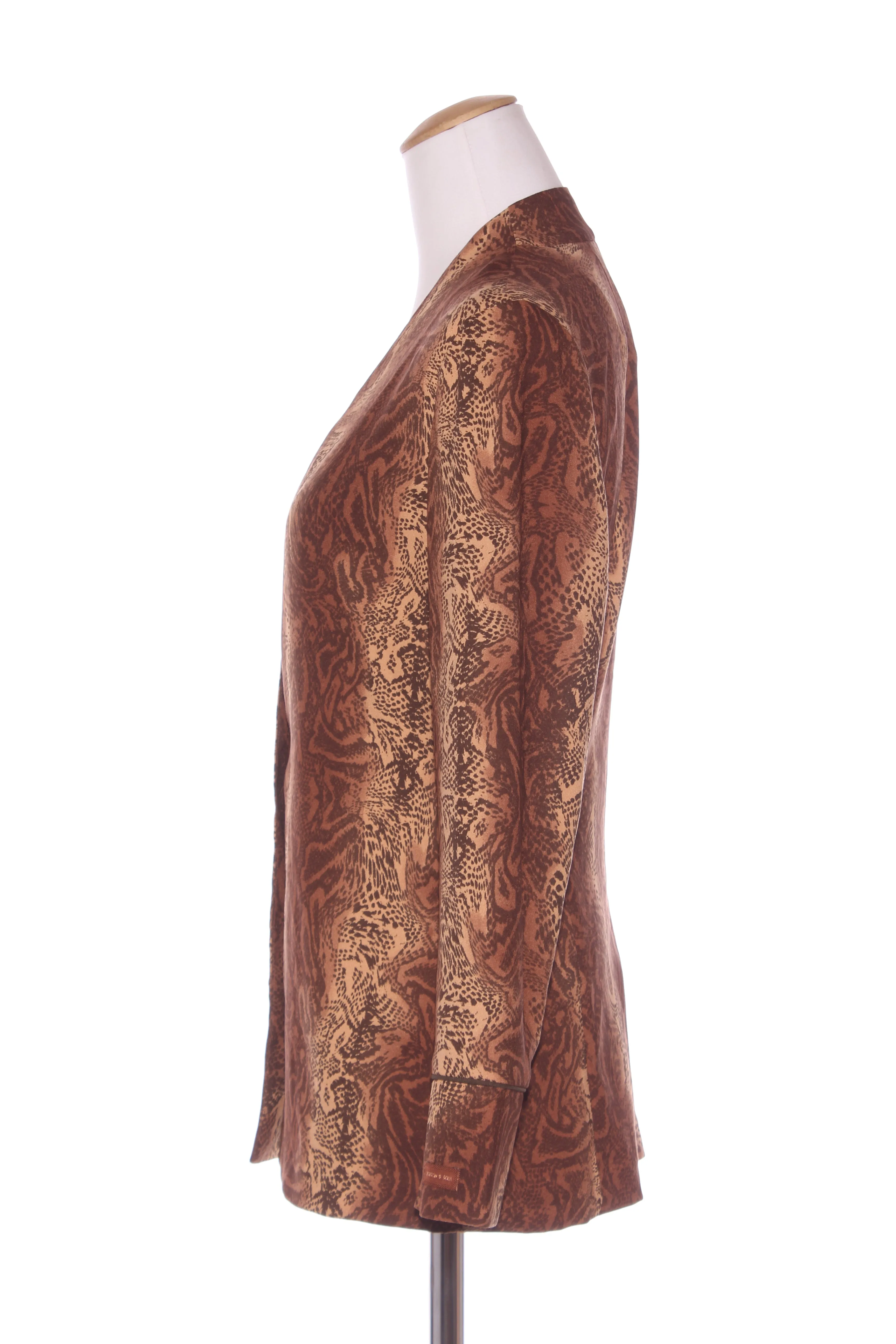 SCOTCH & SODA "Starwatcher" snakeskin print blazer! 10-12